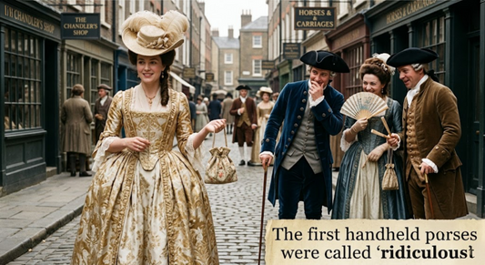 Did You Know? The first handheld purses were called "ridiculous”