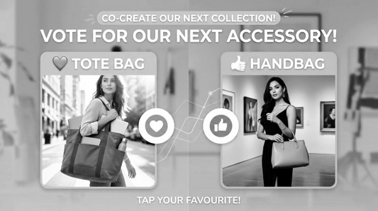 The Ultimate Tote vs The Essential Handbag: Help Us Design The Future Of TIKORI LONDON