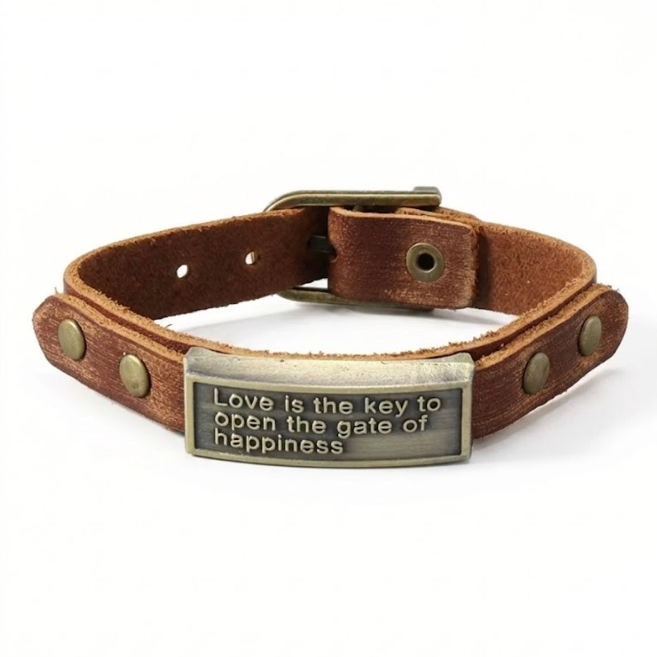 Sentiment Cuff Bracelet - Black